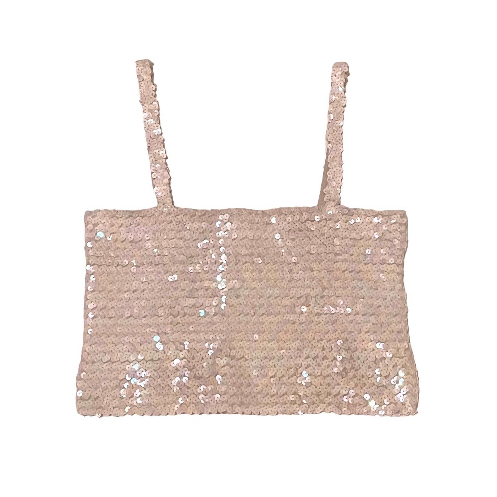 Wendy. O Sequin Crop Tank